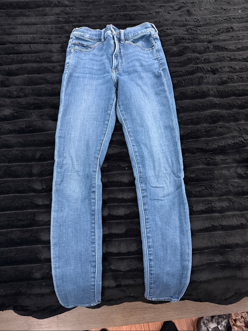 Express Women's Light Blue Skinny Jeans